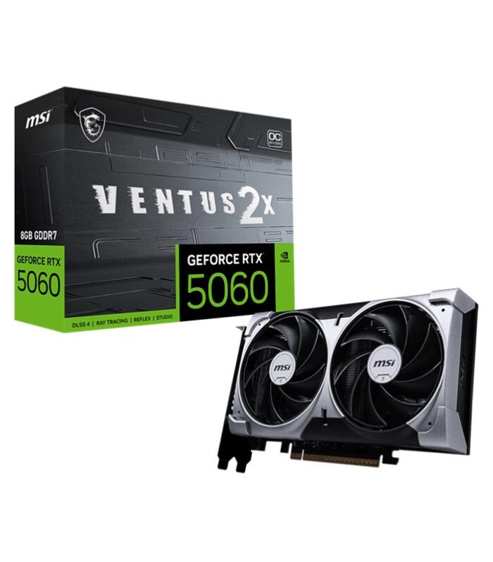 MSI GEFORCE RTX5060 8G VENTUS 2X OC 8GB GDDR7 128BIT 1XHDMI 3XDP EKRAN KARTI