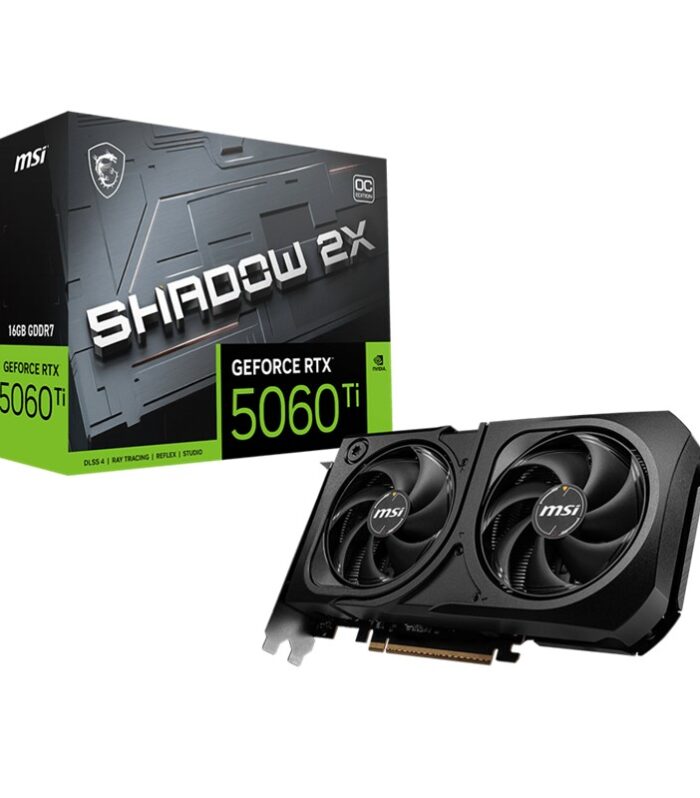 MSI GEFORCE RTX5060TI 16G SHADOW 2X OC PLUS 16GB GDDR7 128BIT 1XHDMI 3XDP EKRAN KARTI