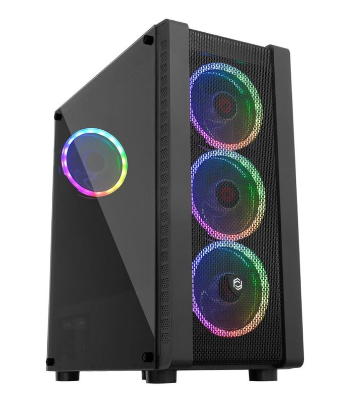 FRISBY FC-9320G 600W 80PLUS 4 X DUAL RGB KUMANDA MIDI TOWER KASA