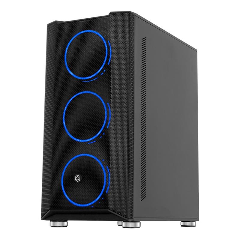 FRISBY FC-9405G 650W 80+ 4X120MM DUAL RING RGB FAN USB 3.0 MİDİ TOWER SİYAH KASA - Image 2