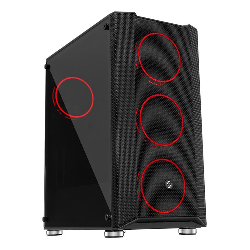 FRISBY FC-9405G 650W 80+ 4X120MM DUAL RING RGB FAN USB 3.0 MİDİ TOWER SİYAH KASA - Image 3