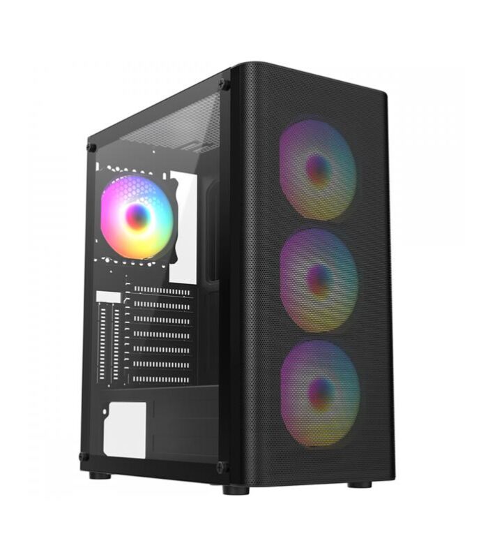 FRISBY FC-9385G 550W 4X8120MM FAN GAMİNG SİYAH KASA