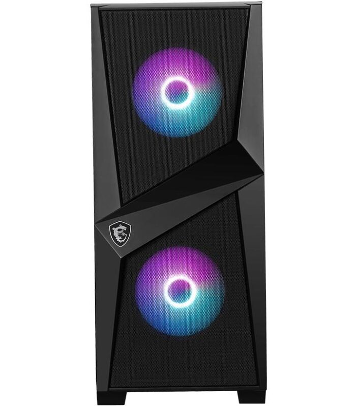 MSI MAG FORGE 100R TEMPERLI CAM ARGB PSU YOK 2X120MM 1X120MM GAMING ATX KASA SİYAH