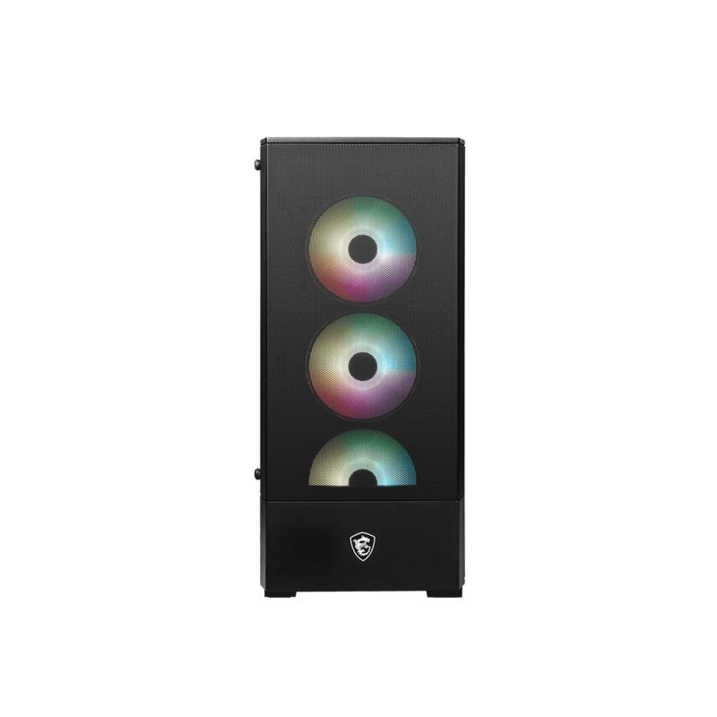 MSI MAG FORGE 112R TEMPERLI CAM 3X120MM 1X120MM ARGB FAN PSU YOK ATX GAMING KASA - Image 3