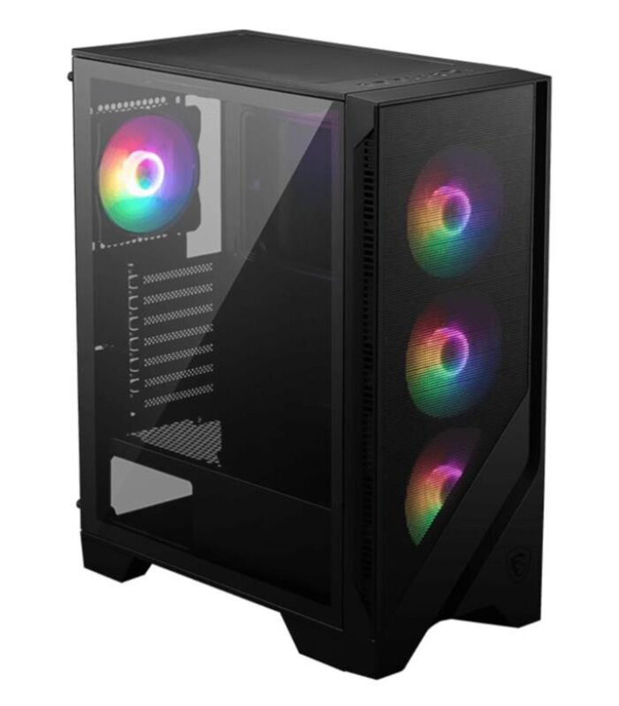 MSI MAG FORGE 120A B65 TEMPERLİ CAM 6X120MM AUTO RGB FAN 650W BRONZ ATX GAMING KASA