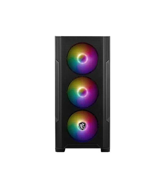 MSI MAG FORGE M100A AKRİLİK YAN PANEL 3X120MM 1X120MM ARGB FAN PSU YOK MATX GAMING KASA