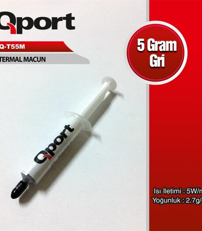 QPORT Q-T55M 5 GRAM 5W/M-K 2.7/CM3 TERMAL MACUN