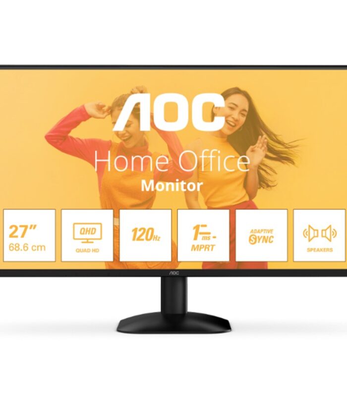 27 AOC Q27B35S3 IPS 1MS 120MHZ 1XHDMI 1XDP 2K QHD 2560X1440 FLICKER-FREE VESA SİYAH