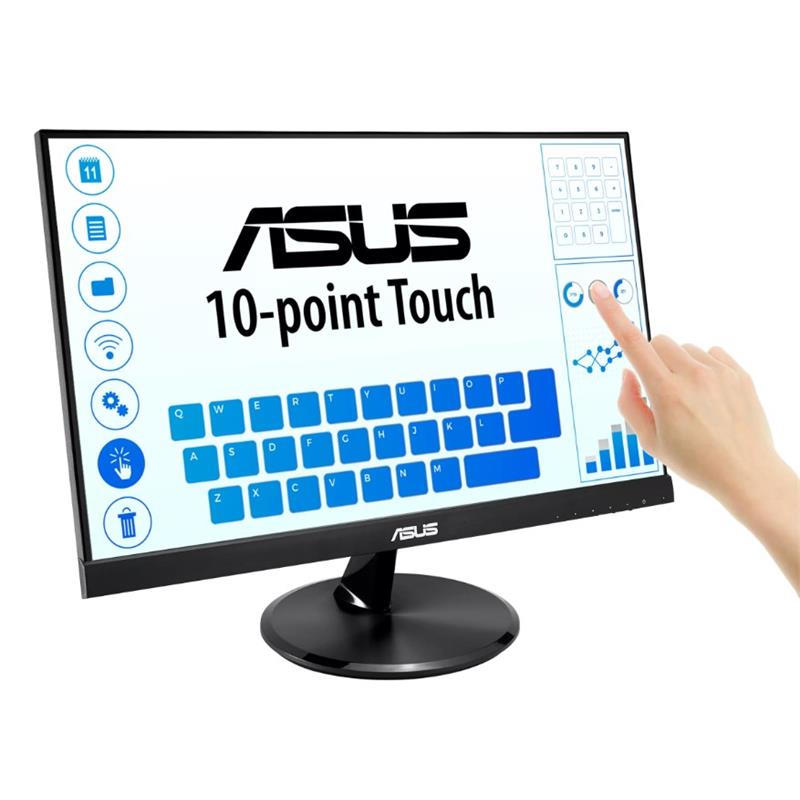 21.5 ASUS VT229H IPS 5MS 60MHZ 1XVGA 1XHDMI FHD 1920X1080 HOPARLÖR ÇERÇEVESİZ DÜŞÜK MAVİ IŞIK DOKUNMATİK EKRAN VESA - Image 2