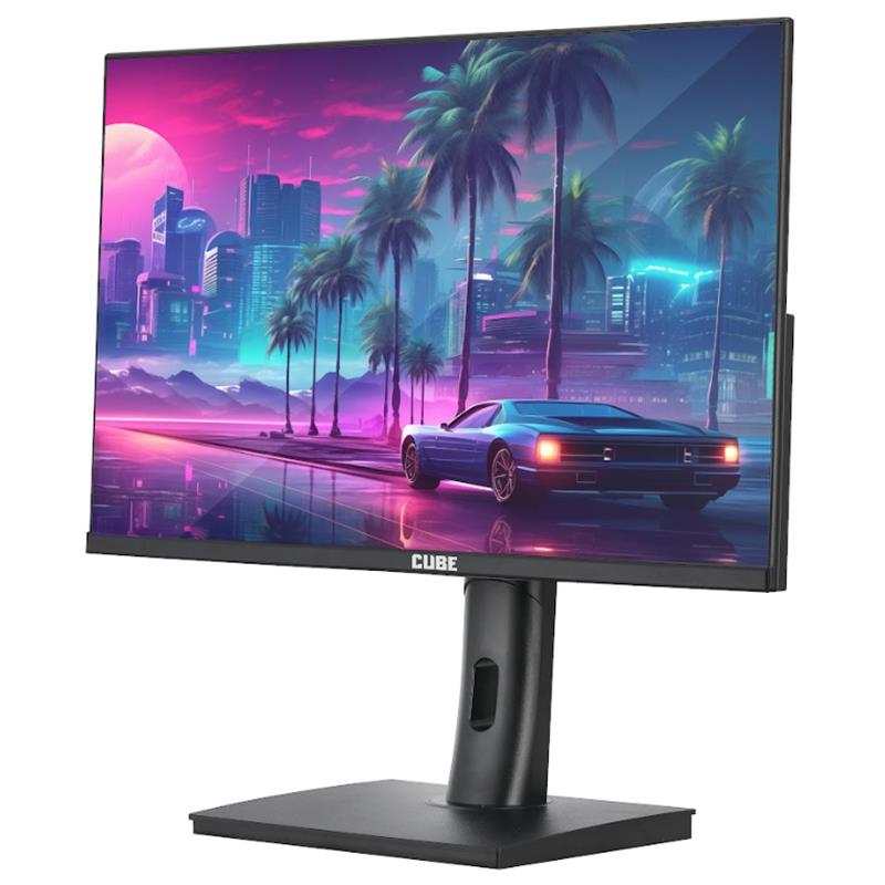 27 CUBE PA-27V165F VA 1MS 165HZ 2XHDMI 2XDP 2K QHD 2560X1440 FREESYNC YUKSEKLIK AYARI VESA PIVOT RGB SIYAH SIFIR OLU PIX - Image 2