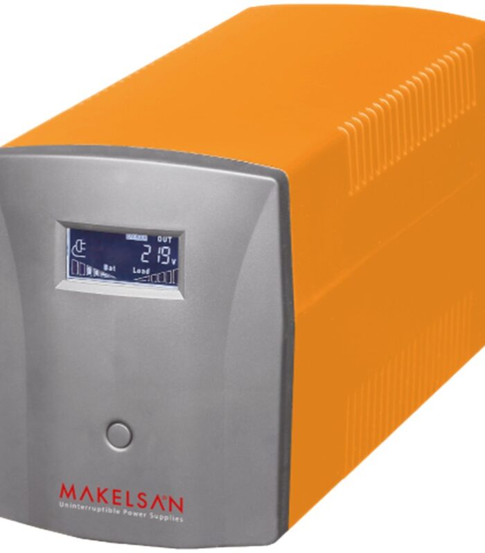 MAKELSAN LION 1200VA 1F/1F (2X7AH) 5/10DK LINE INTERAKTIF UPS