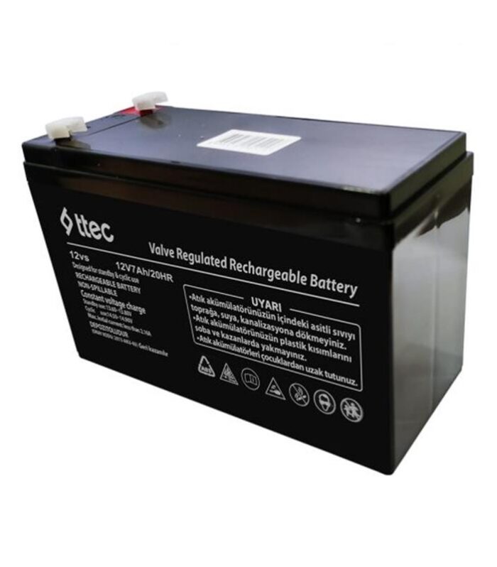 TTEC 12V 7AH BAKIMSIZ KURU TİP AKÜ
