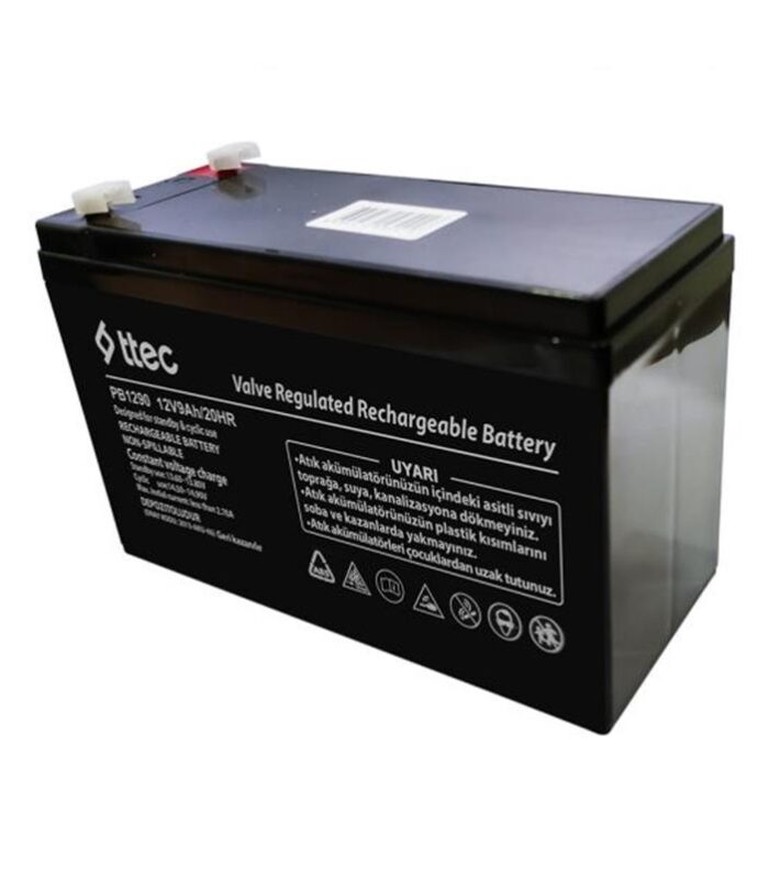 TTEC 12V 9AH BAKIMSIZ KURU TİP AKÜ