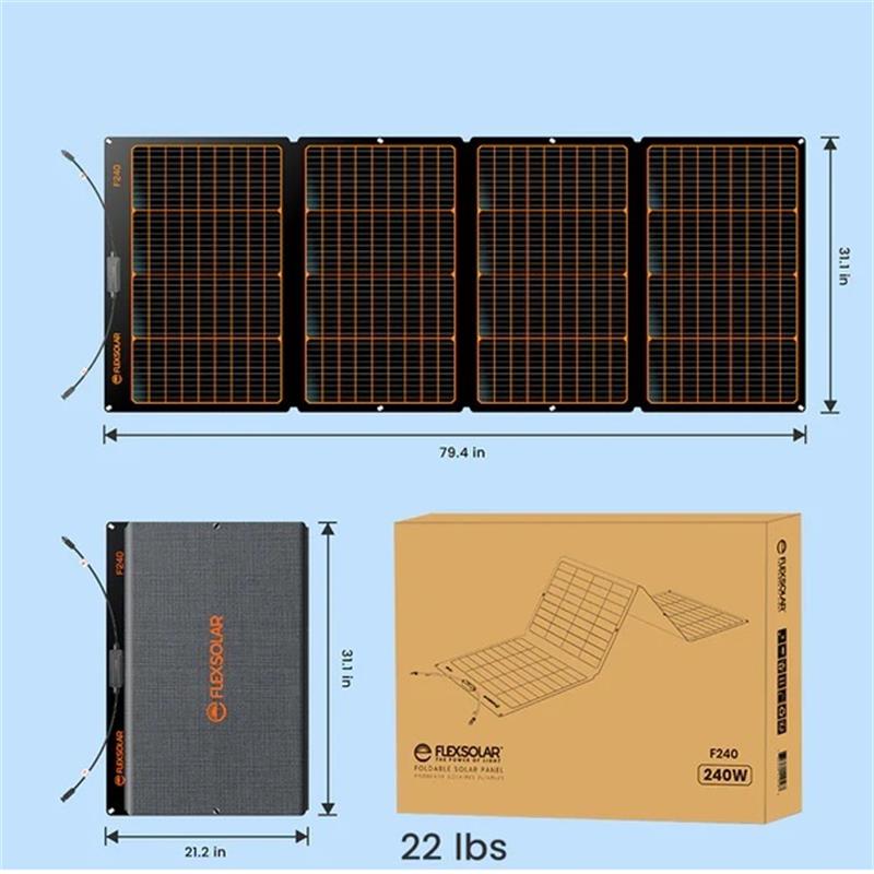 FLEXSOLAR F240 TAŞINABİLİR GÜNEŞ PANELİ 240W - Image 2