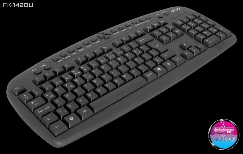 FRISBY FK-142QU USB Q TR MM SİYAH KABLOLU KLAVYE - Image 2
