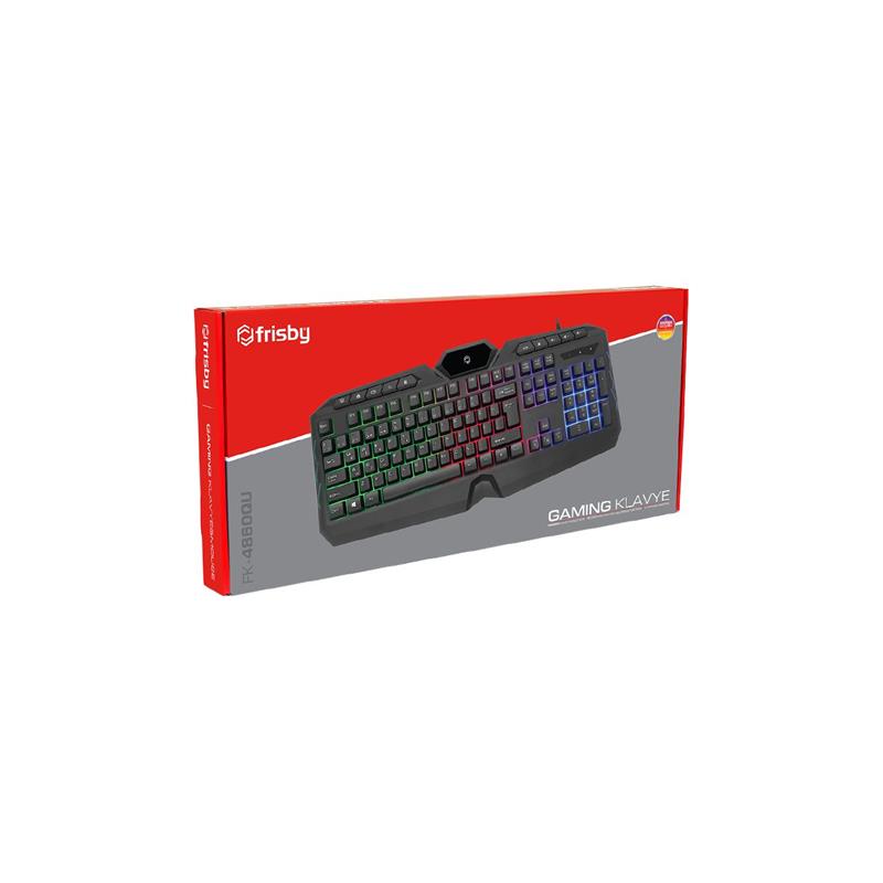 FRISBY FK-4860QU USB Q TR MM SİYAH KABLOLU GAMING KLAVYE - Image 3