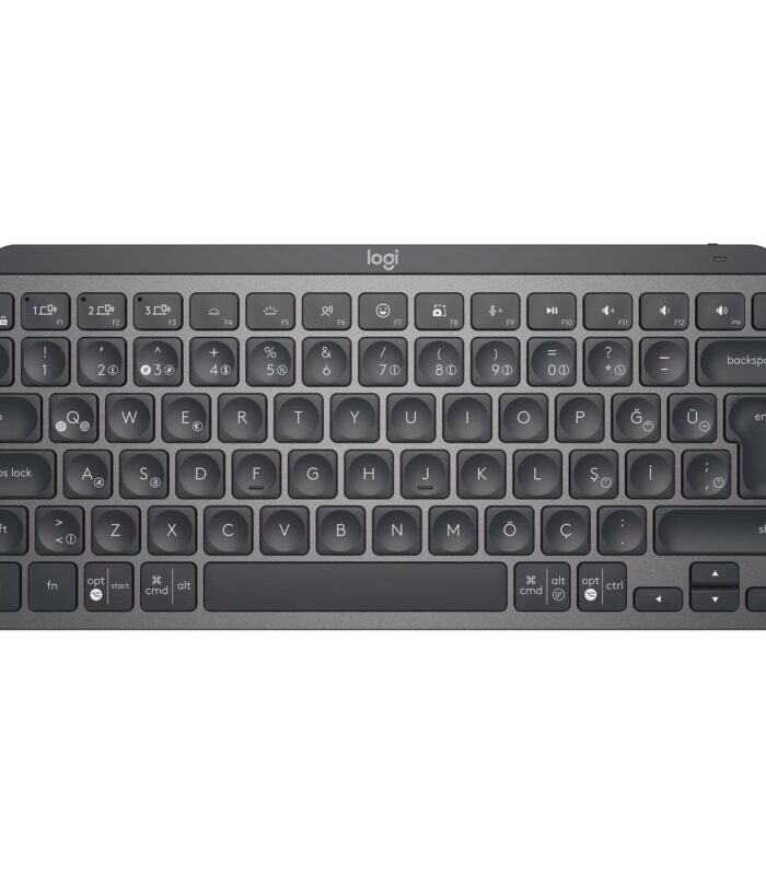 LOGITECH MX KEYS MINI MINIMALIST KABLOSUZ BLUETOOTH AYDINLATMALI Q TR KLAVYE SİYAH 920-010504