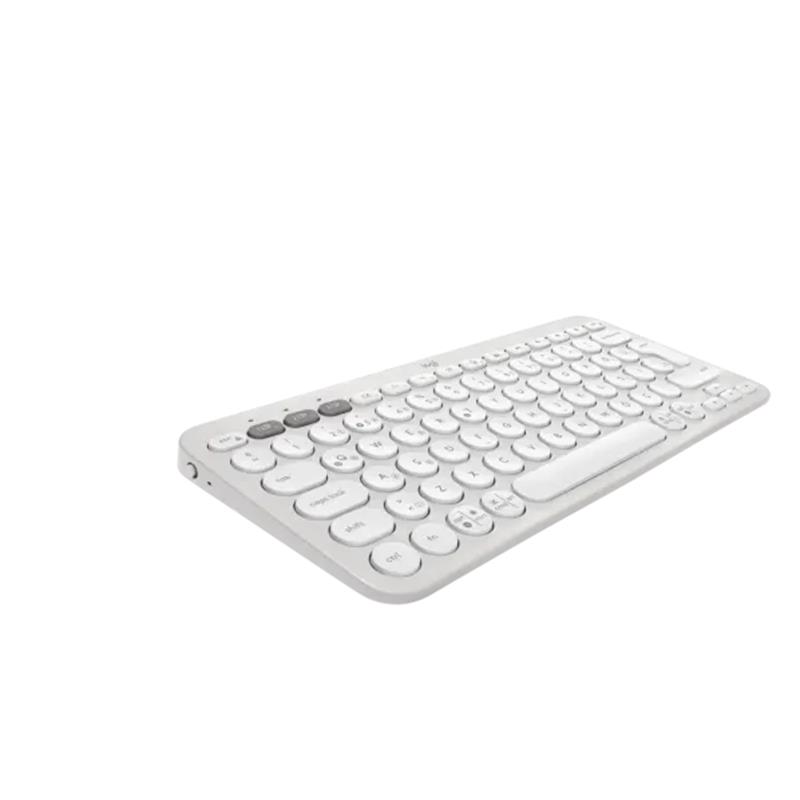 LOGITECH K380S PEBBLE KEYS 2 ÇOKLU CİHAZ ÖZELLİKLİ BLUETOOTH TÜRKÇE Q KLAVYE BEYAZ 920-011860 - Image 3