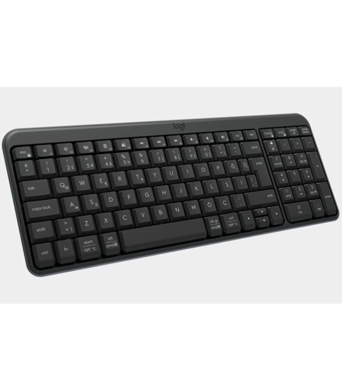 LOGITECH K250 TAM BOYUTLU KOMPAKT BLUETOOTH TÜRKÇE Q KLAVYE GRİ 920-013460