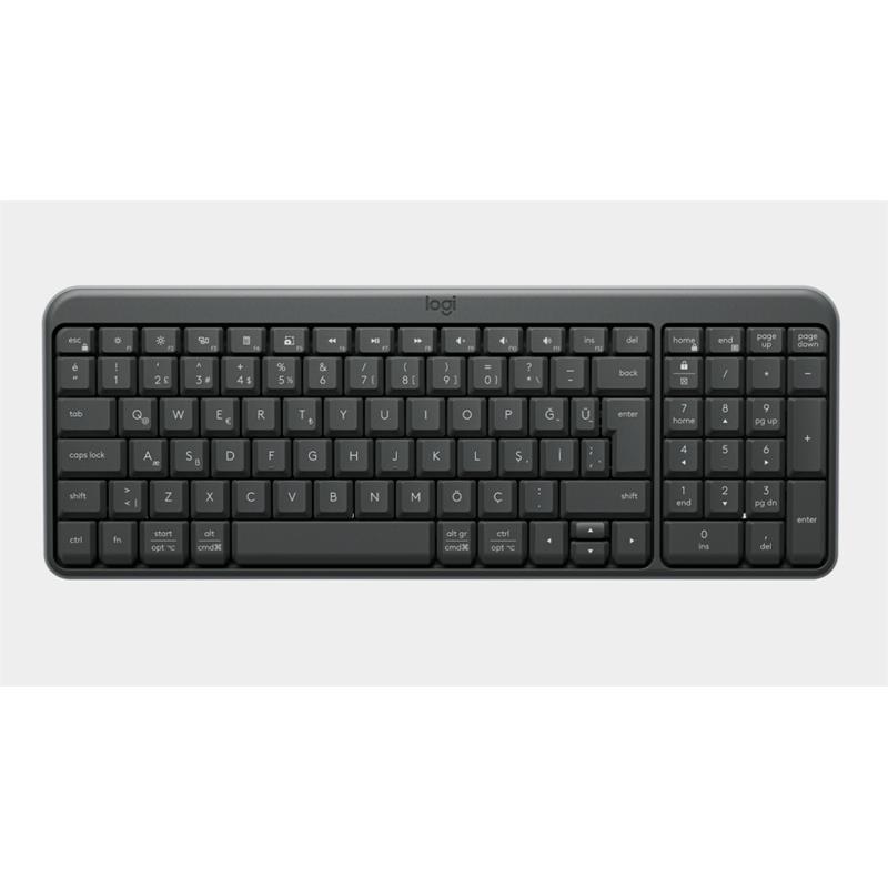 LOGITECH K250 TAM BOYUTLU KOMPAKT BLUETOOTH TÜRKÇE Q KLAVYE GRİ 920-013460 - Image 3