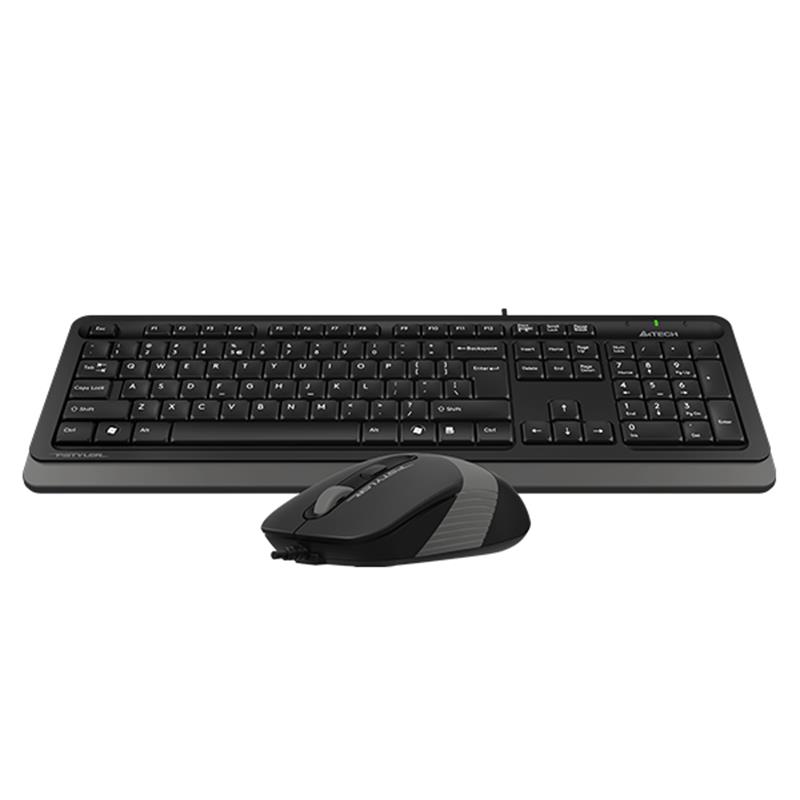 A4 TECH F1010 Q USB GRİ MM KABLOLU KLAVYE MOUSE SET - Image 2