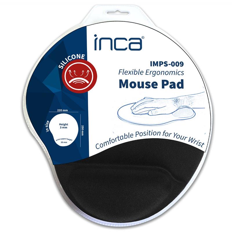 INCA IMPS-009 BILEK DESTEKLI SILIKON MOUSE PAD - Image 3