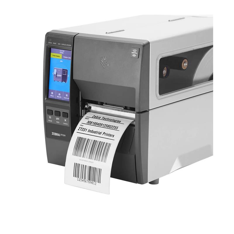ZEBRA ZT231 (ZT23142-T0E000FZ) 203DPI TERMAL TRANSFER USB+SERİ+ETHERNET METAL KASA END. BARKOD YAZICI (RİBONLU KULLANIM) - Image 2