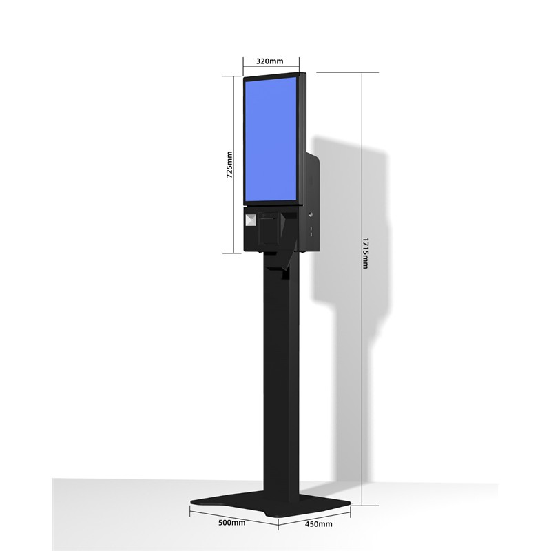 TIWOX K-2150B 21.5" I7 5.NESİL 256GB SSD 16GB RAM WIFI 80MM FİŞ YAZICI 2D OKUYUCU FHD DOKUNMATİK KIOSK AYAKLI SİYAH - Image 2