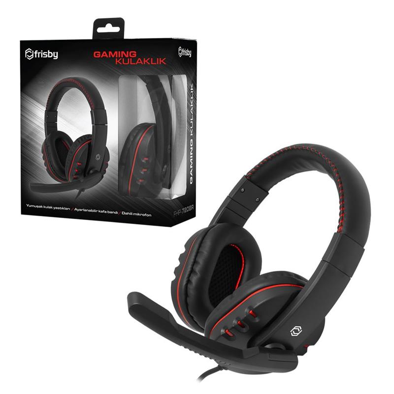 FRISBY FHP-720BR 3.5MM GAMING MİKROFONLU KULAKLIK SİYAH - Image 2