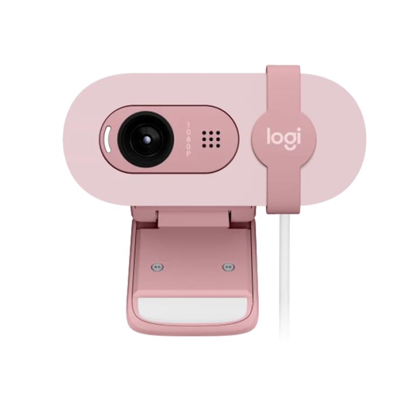 LOGITECH BRIO 100 FULL HD 1080P MİKROFONLU WEB KAMERA PEMBE 960-001623 - Image 2