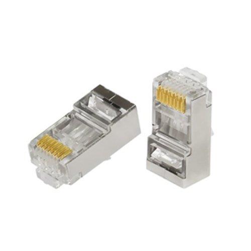 FRISBY FNW-RJ4522N RJ45 FTP CAT6 KONNEKTOR METAL 100LÜ PAKET - Image 2