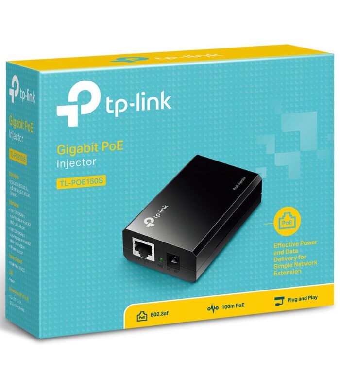 TP-LINK OMADA TL-POE150S 48VOLT 15.4WATT GIGABIT PORT POE ADAPTÖR