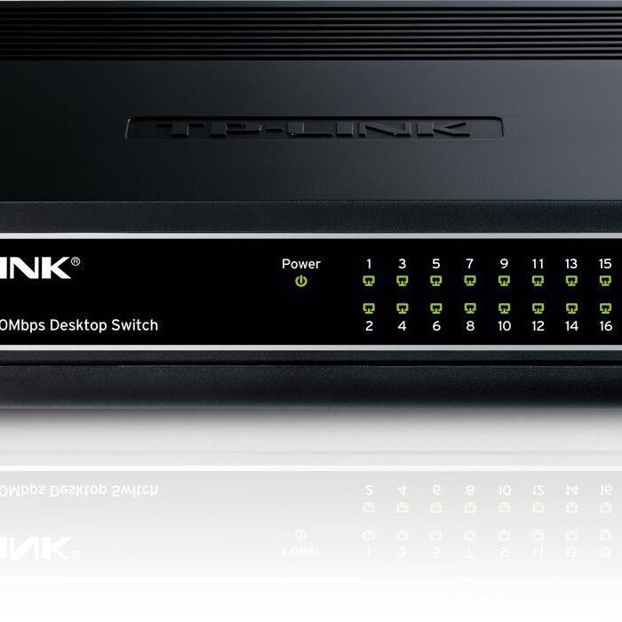 TP-LINK TL-SF1016D 16 PORT 10/100 PLASTİK KASA SWITCH