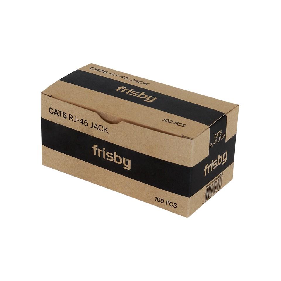 FRISBY FNW-RJ4520N CAT6 RJ45 UTP KONNEKTÖR 100 LÜ KUTU - Image 2
