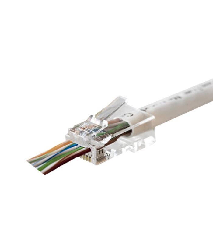 ORING MPC6U3EZ CAT6 PLUG U/UTP EZRJ45 YENİ NESİL ALTIN UÇ KONNEKTÖR 100 LÜ PAKET