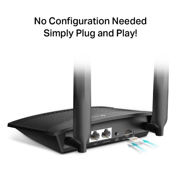TP-LINK TL-MR100 300MBPS 3G/4G KABLOSUZ N ROUTER - Image 3