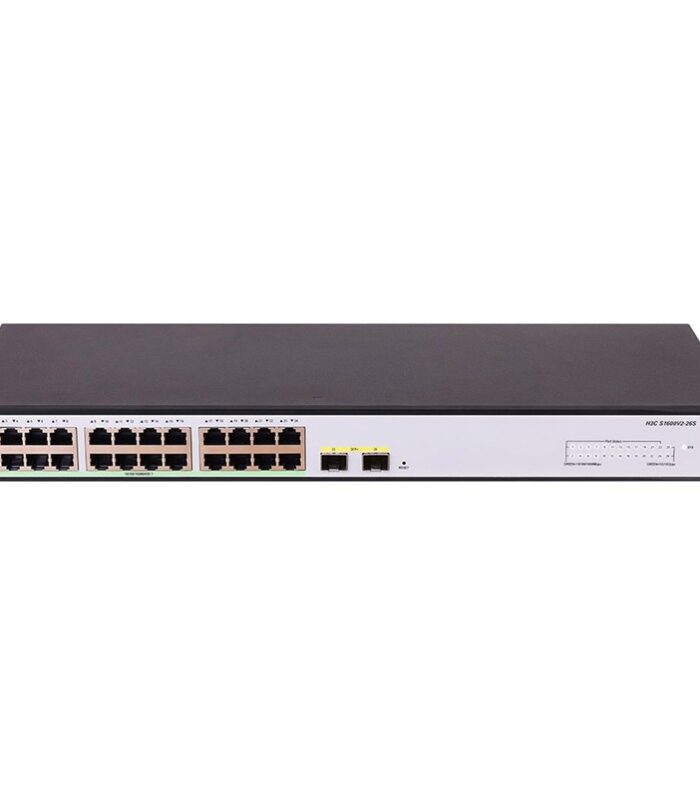 H3C AOLYNK S1600V2-26S 24 PORT GIGABIT + 2XGB SFP UPLINK YÖNETİLEBİLİR RACKMOUNT SWITCH