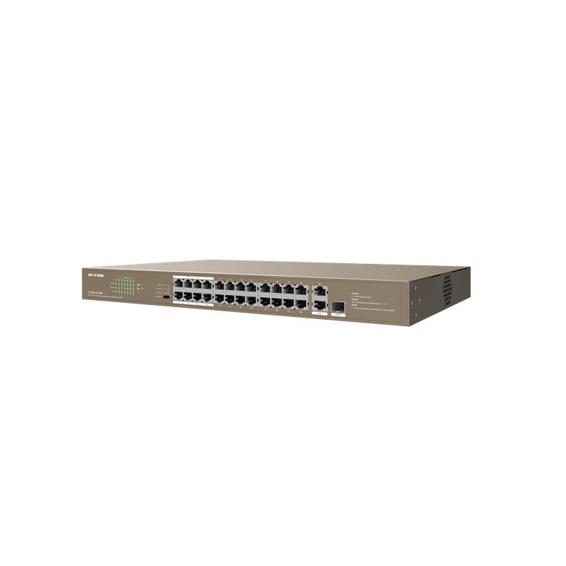 IP-COM F1126P-24-250W 24 PORT 10/100+ 2XRJ45/1X1GB SFP COMBO 250W POE RACMOUNT SWITCH - Image 3