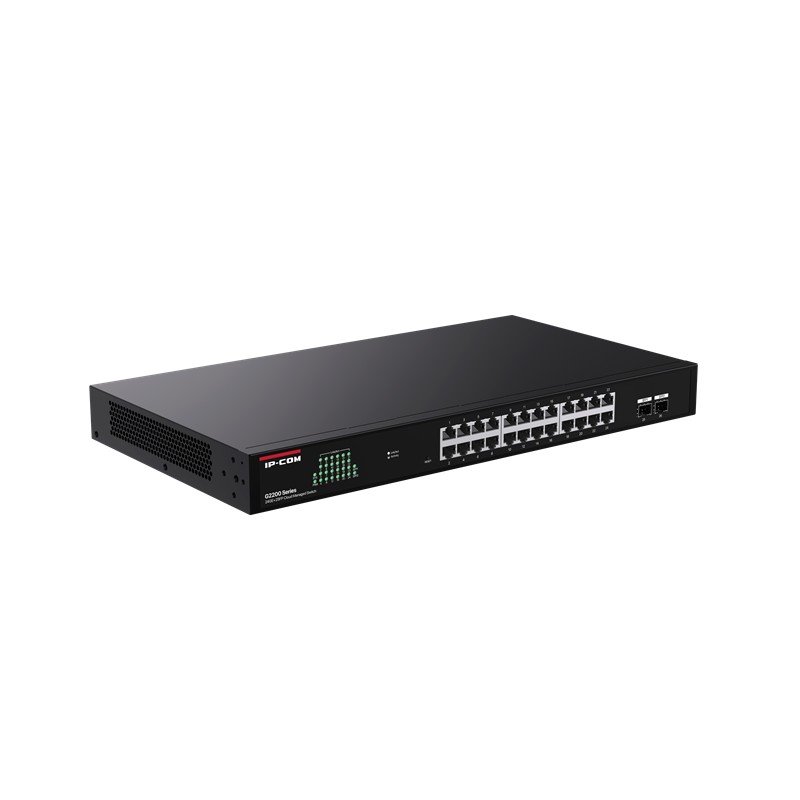 IP-COM G2226F 24 PORT GIGABIT + 2XSFP UPLINK CLOUD YÖNETİLEBİLİR RACKMOUNT SWITCH - Image 3