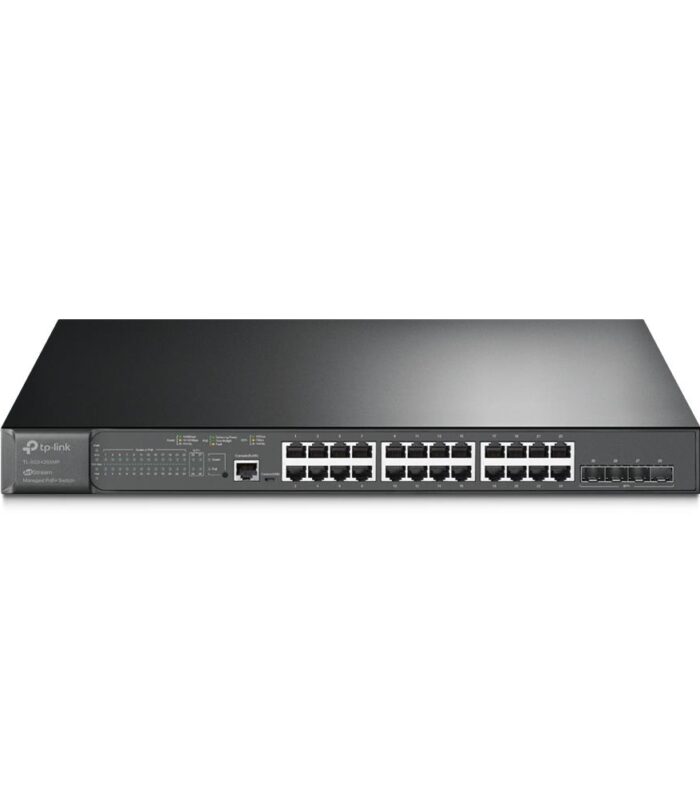 TP-LINK OMADA TL-SG3428XMP 24 PORT GIGABIT + 4X10GB SFP UPLINK YÖNETİLEBİLİR 384W POE RACKMOUNT SWITCH
