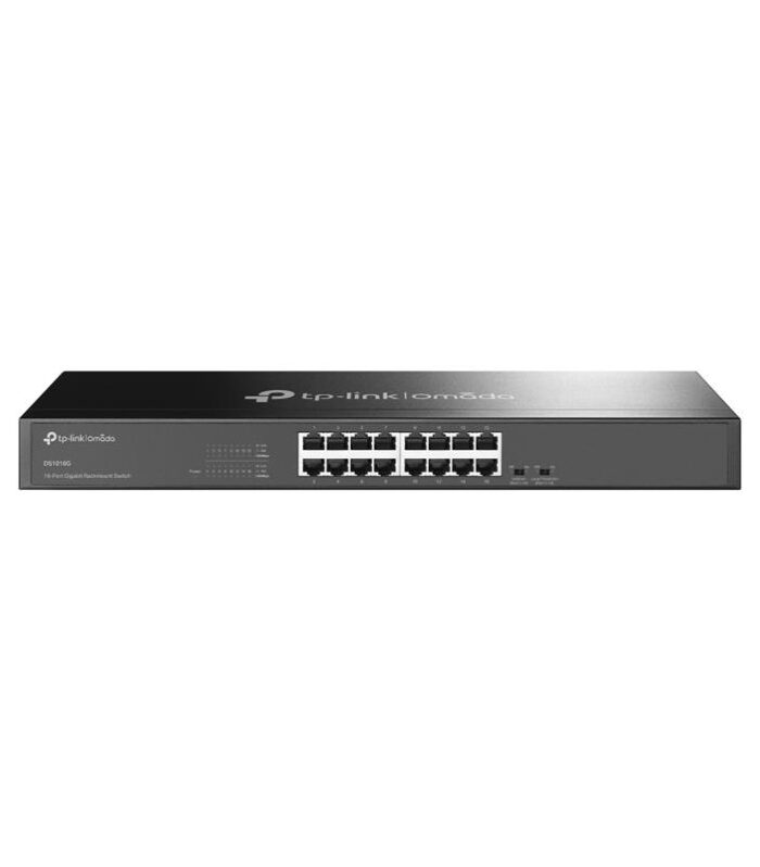TP-LINK OMADA DS1016G 16 PORT GIGABIT YÖNETİLEMEZ METAL KASA RACKMOUNT SWITCH