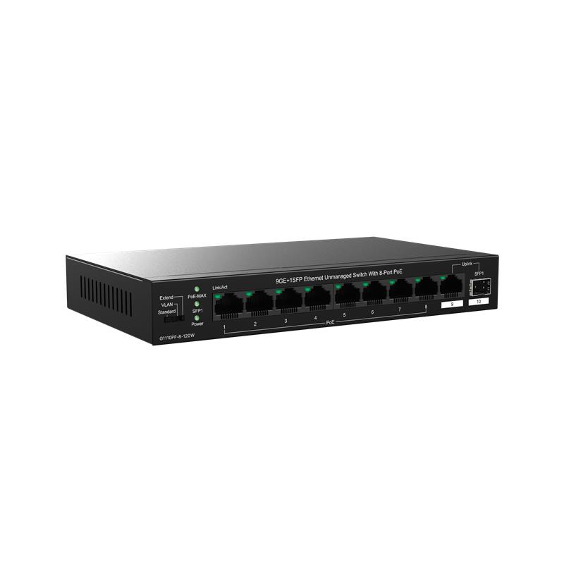 IP-COM IP-G1110PF-8-120W 8 PORT GIGABIT + 1X1GB RJ45/SFP PORT 120W 250 METRE POE SWITCH - Image 2