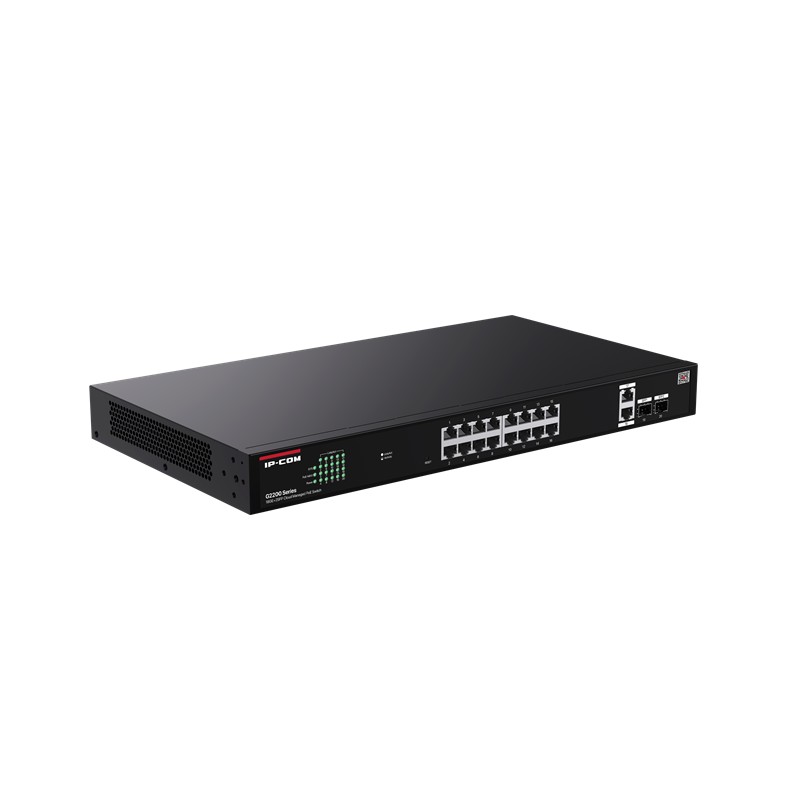 IP-COM G2220P-16-250W 16 PORT GIGABIT+2XRJ45/SFP UPLINK 230W POE CLOUD YÖNETİLEBİLİR RACKMOUNT SWITCH - Image 3