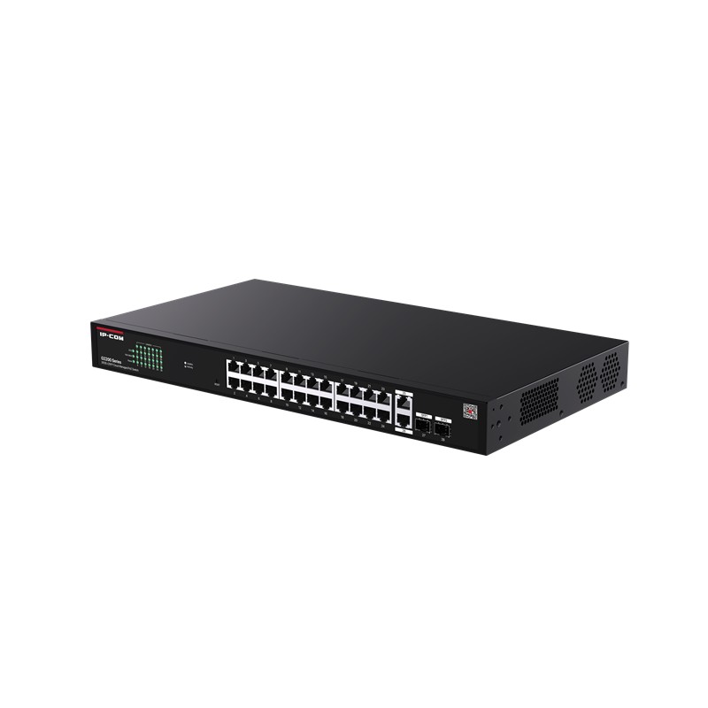 IP-COM G2228P-24-410W 24 PORT GIGABIT+2XRJ45/SFP UPLINK 370W POE CLOUD YÖNETİLEBİLİR RACKMOUNT SWITCH - Image 2