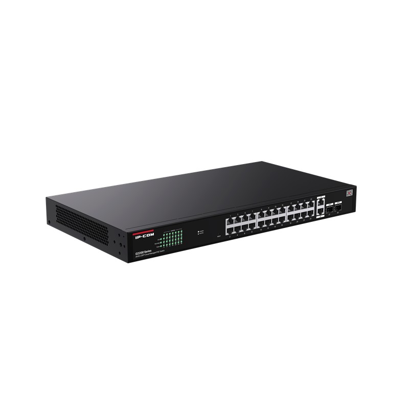 IP-COM G2228P-24-410W 24 PORT GIGABIT+2XRJ45/SFP UPLINK 370W POE CLOUD YÖNETİLEBİLİR RACKMOUNT SWITCH - Image 3