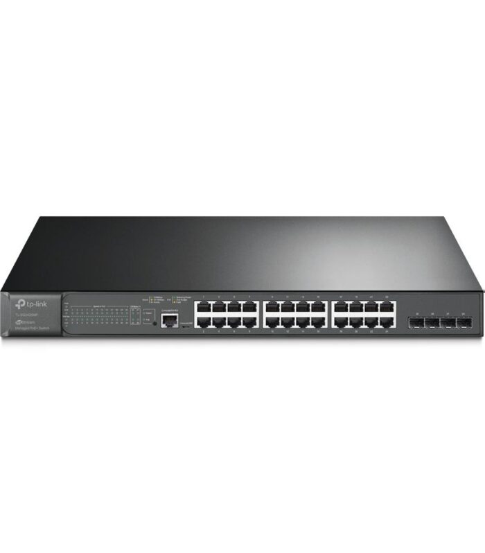 TP-LINK OMADA TL-SG3428MP 24 PORT GIGABIT+4X1GB SFP UPLINK L2+ 384W POE YÖNETİLEBİLİR RACKMOUNT SWITCH