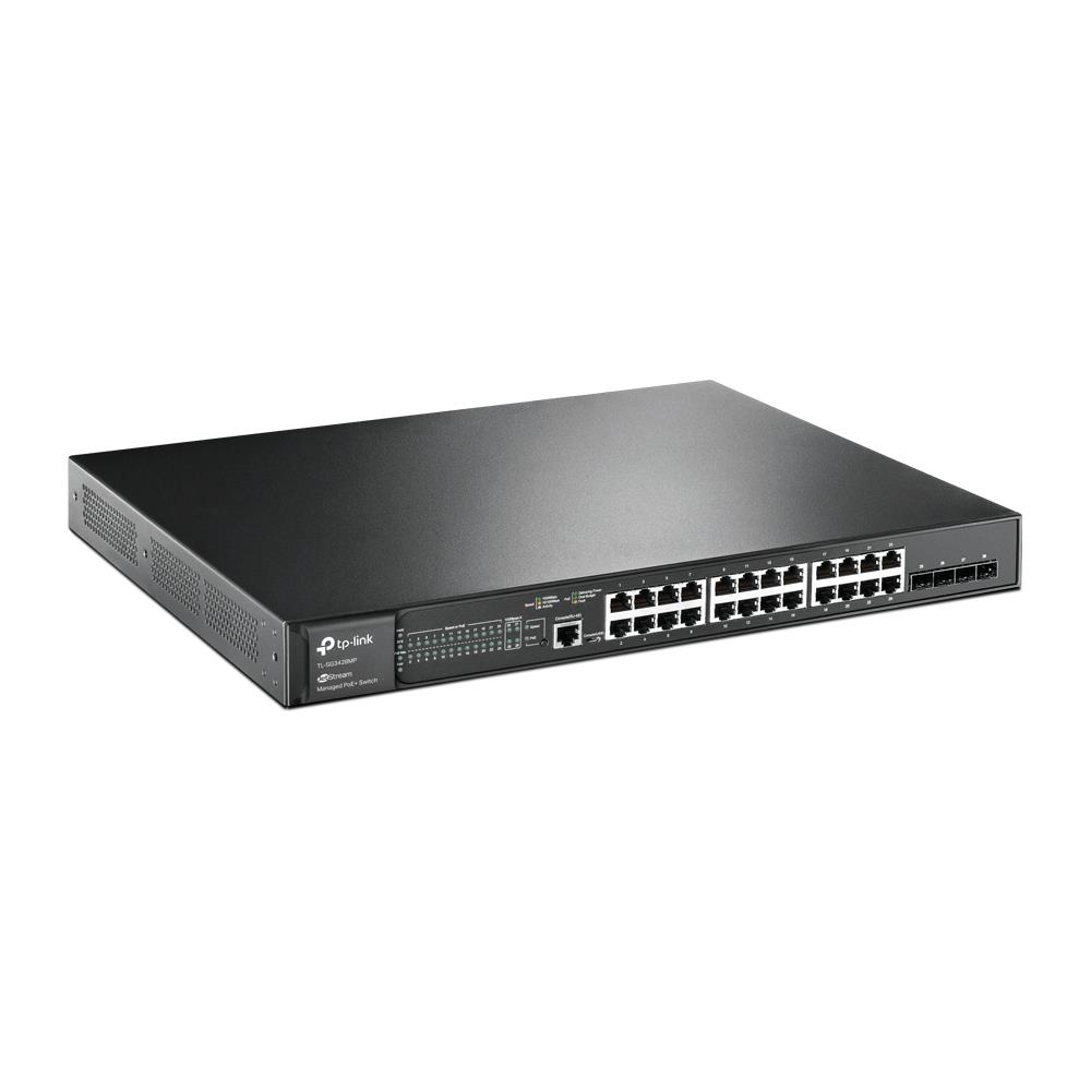 TP-LINK OMADA TL-SG3428MP 24 PORT GIGABIT+4X1GB SFP UPLINK L2+ 384W POE YÖNETİLEBİLİR RACKMOUNT SWITCH - Image 2