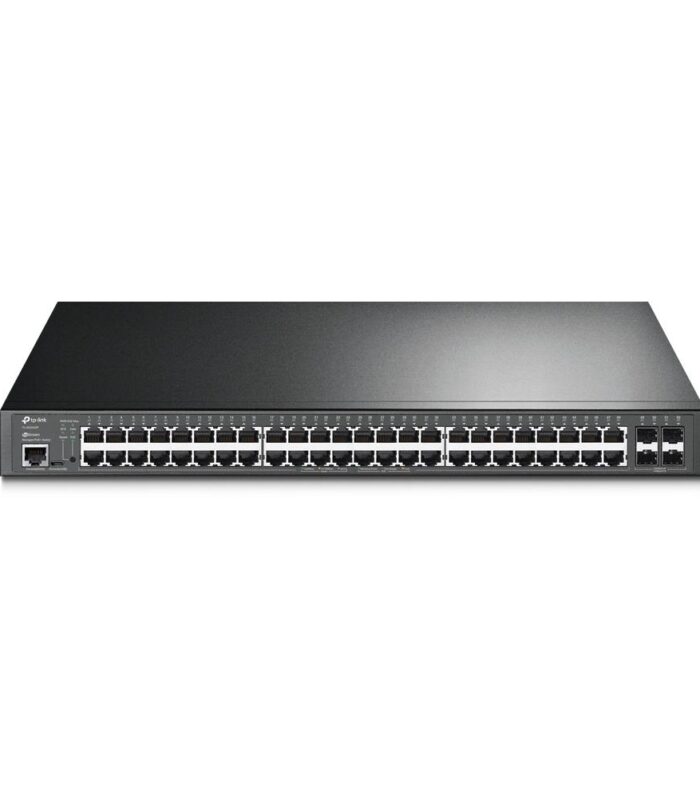 TP-LINK OMADA TL-SG3452P 48 PORT GIGABIT L2+ 4 PORT 1GB SFP UPLINK 384W POE YÖNETİLEBİLİR RACKMOUNT SWITCH