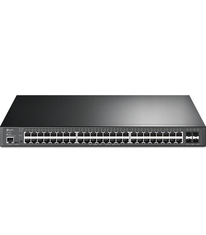 TP-LINK OMADA TL-SG3452XP 48 PORT GIGABIT + 4X10GB SFP+ 500W POE JETSTREAM YÖNETİLEBİLİR RACKMOUNT SWITCH