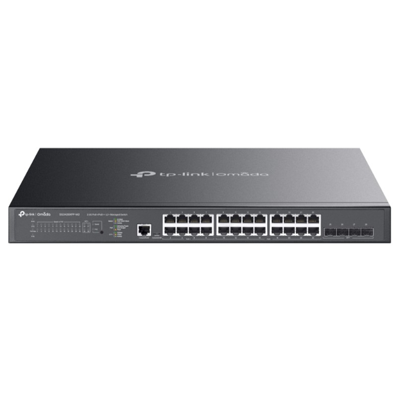 TP-LINK OMADA TL-SG3428XPP-M2 24 PORT 2.5GB 4 PORT 10GE SFP+ L2+ 500W POE YÖNETİLEBİLİR SWITCH